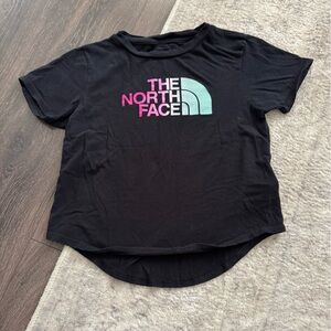Girls north face tshirt